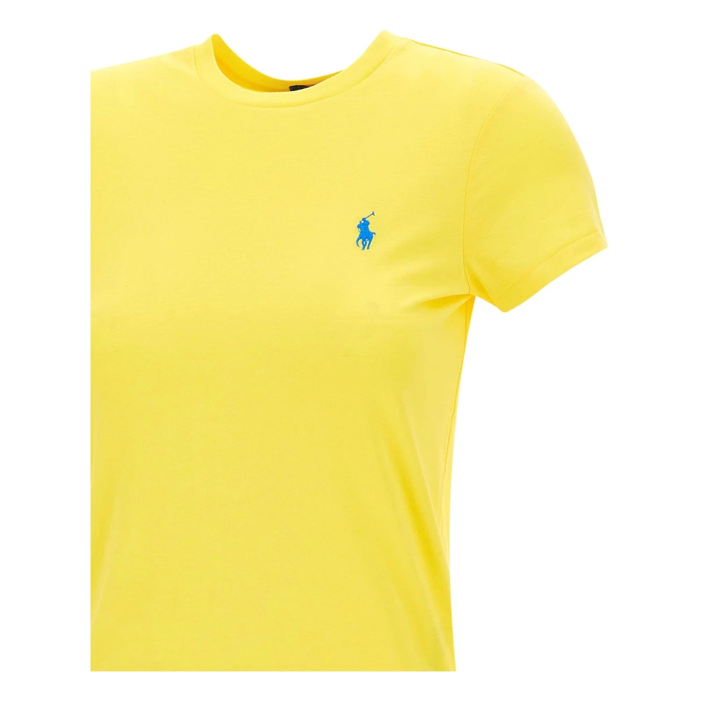 Ralph Lauren Dames Lemon Gele Polo T-Shirt Yellow Dames