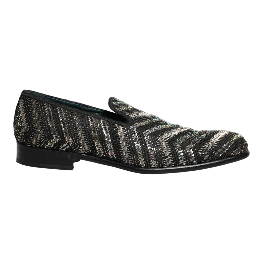 Dolce & Gabbana , Loafers, Male, Black, 10 Uk, Loafers Casual Shoes