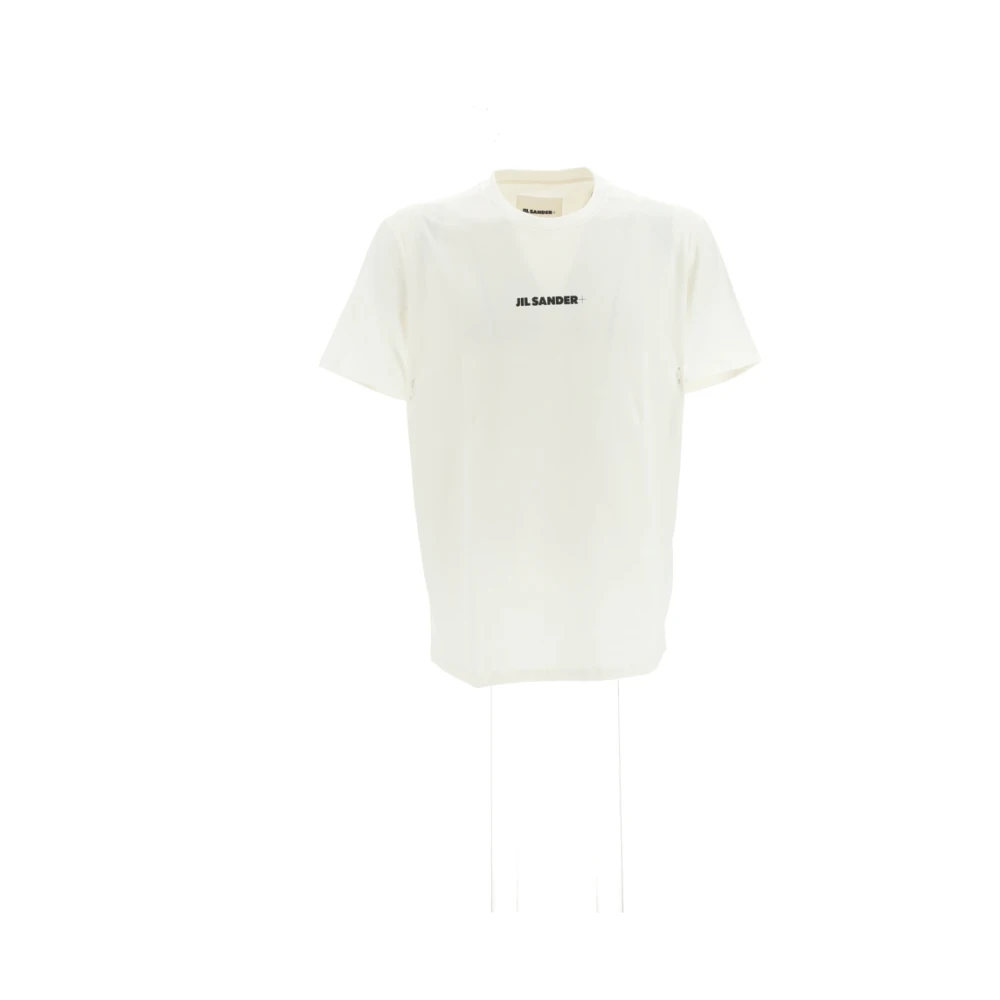 Jil Sander Moderne Heren T-Shirt White Heren