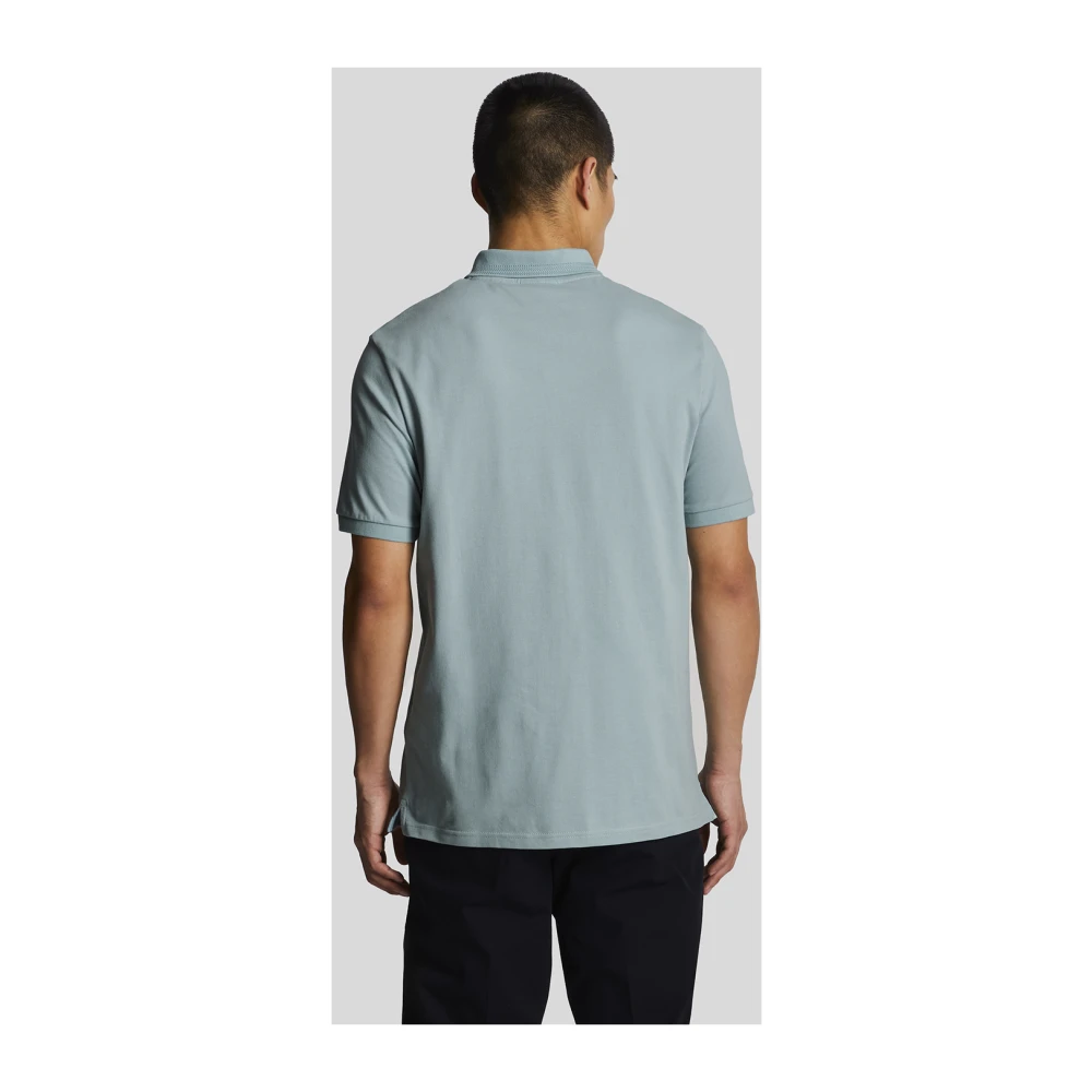 Lyle & Scott Rally Tipped Polo Shirt Blue Heren
