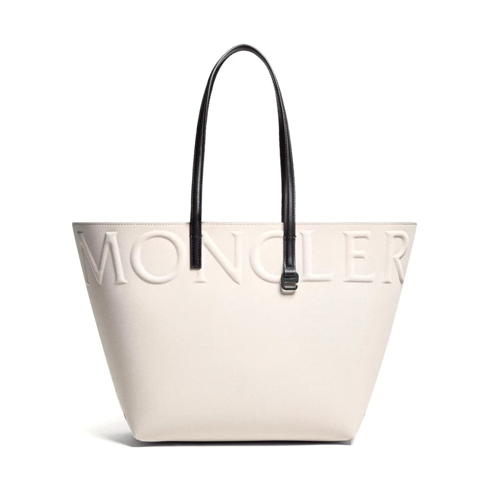 Moncler Women's White Stylish Tote Bag - Shopping Bags - One Size - Bags