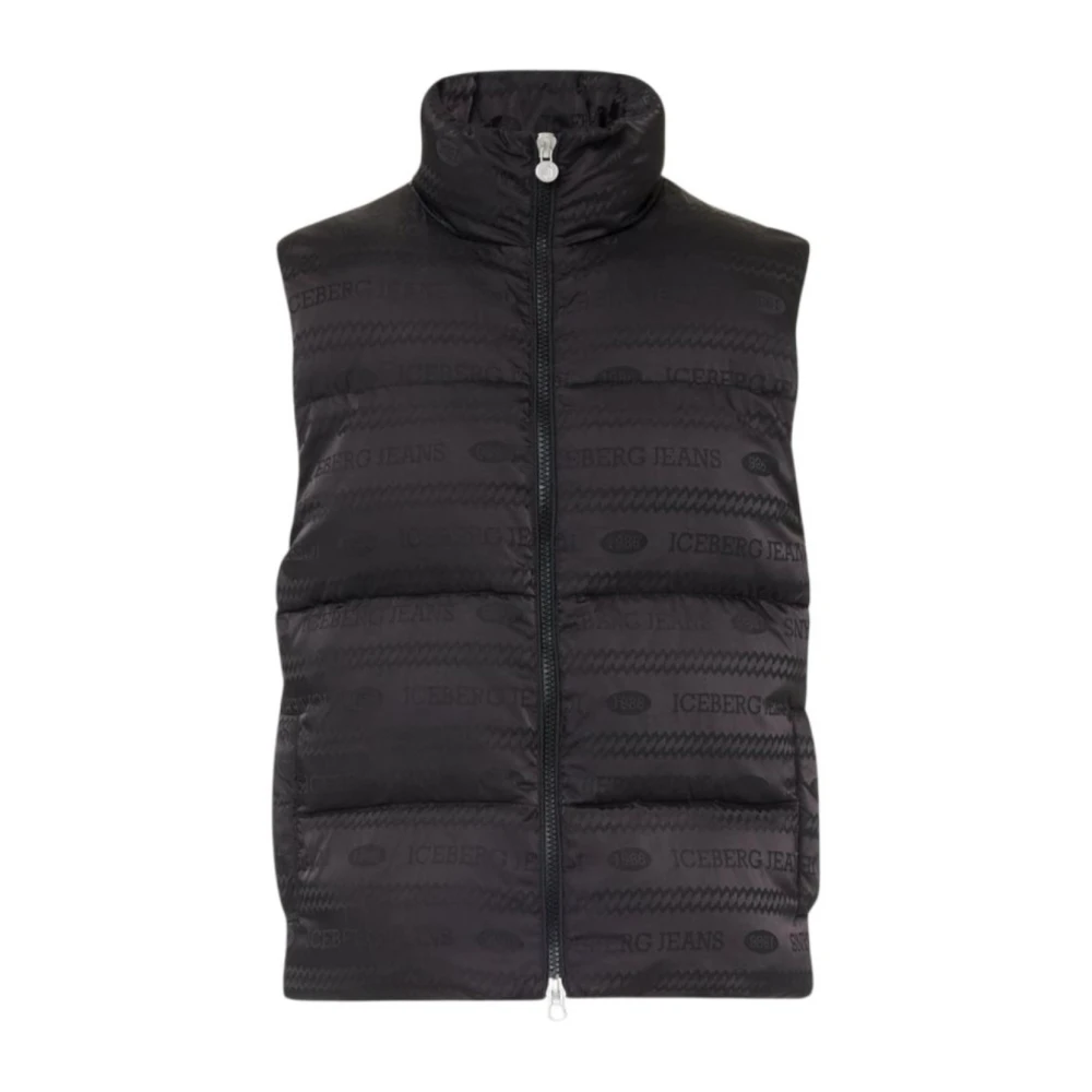 Iceberg Men's Black Gilet Jacket - Waistcoats - L - Jackets