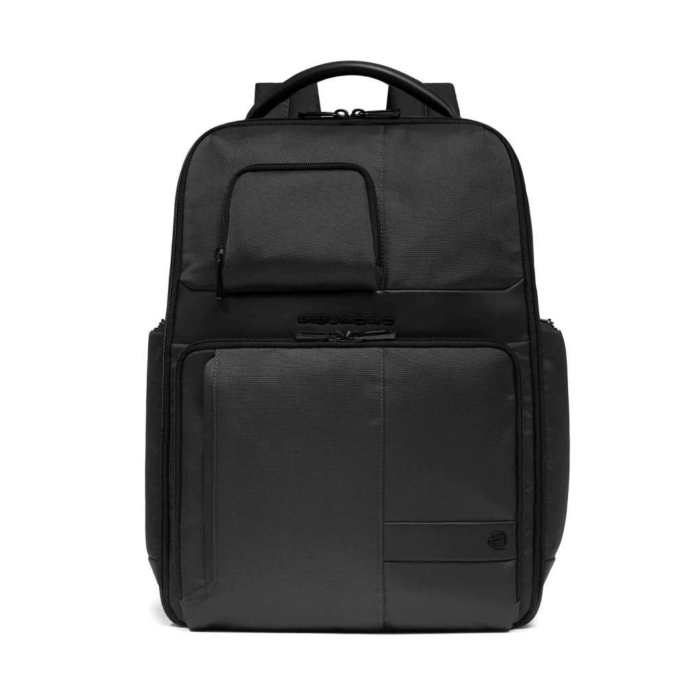 Piquadro Men's Black Backpacks, One Size, Bucket Bag & Backpack