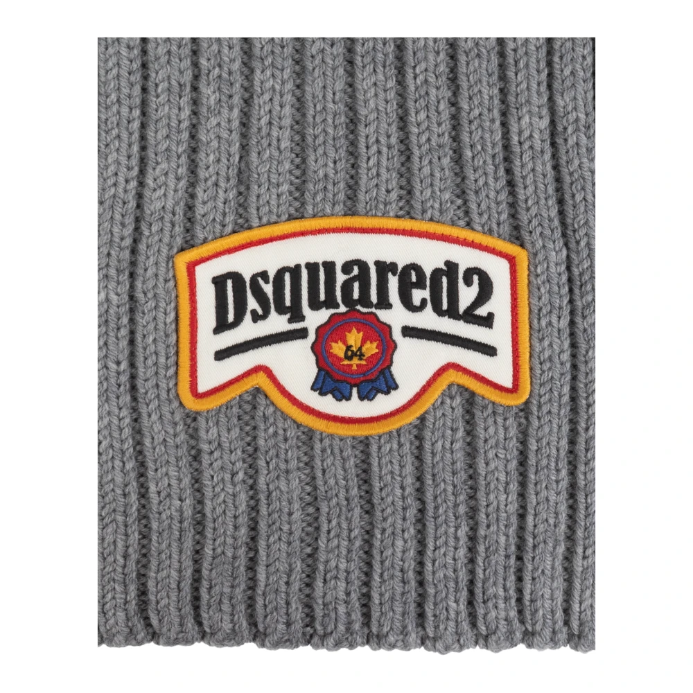 Dsquared2 Wollen sjaal Gray Heren