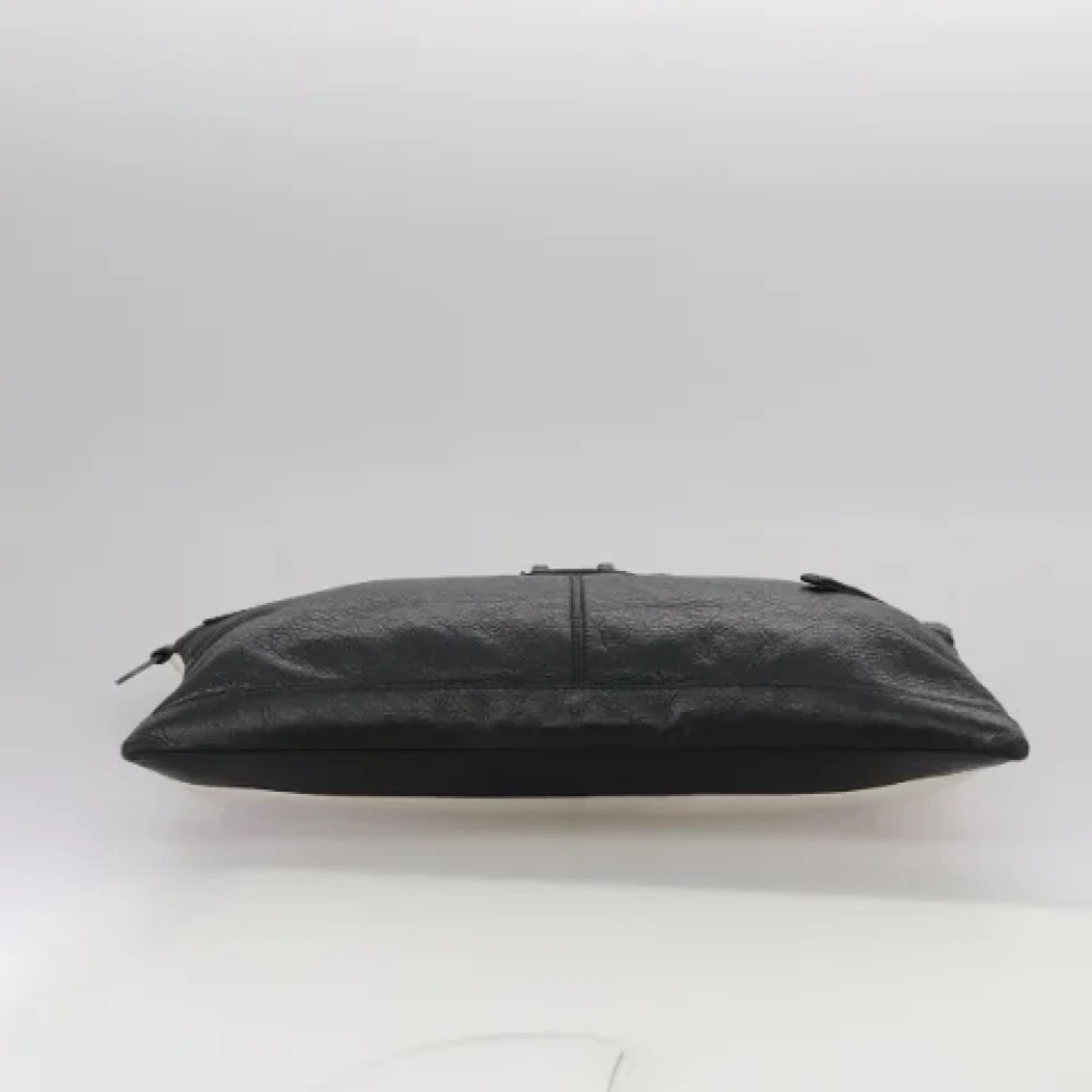 Balenciaga Vintage Pre-owned Leather clutches Black Dames