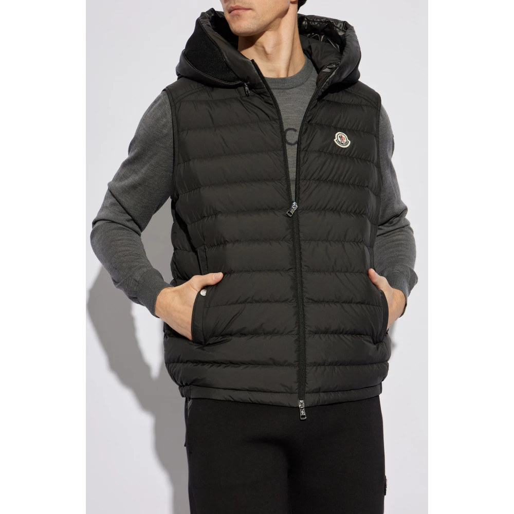 Moncler Donsvest Bourget Black Heren