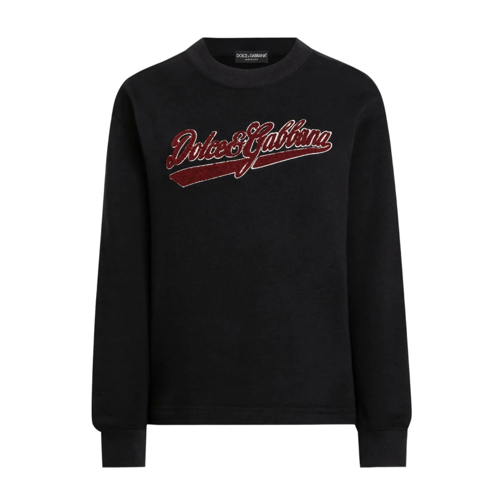 Dolce & Gabbana Women's Black Casual Sweatshirt With Unique Design - Sweatshirts - 2XL - Sweatshirts & Hoodies