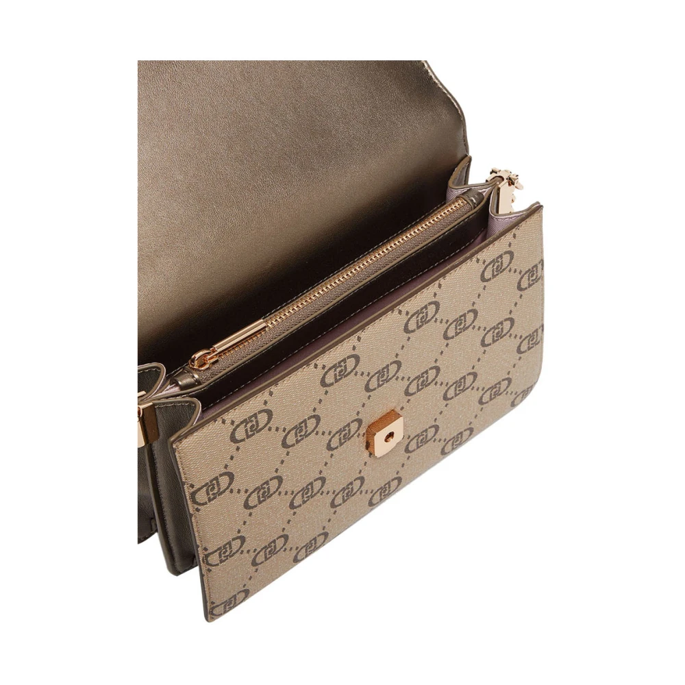 Liu Jo Dove Grey Schoudertas Chic Casual Beige Dames