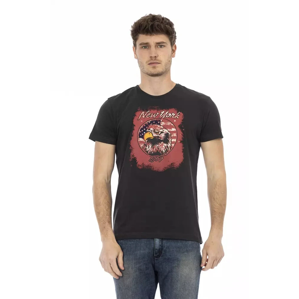 Trussardi Hombre Negro Camisetas, Talla: Xl