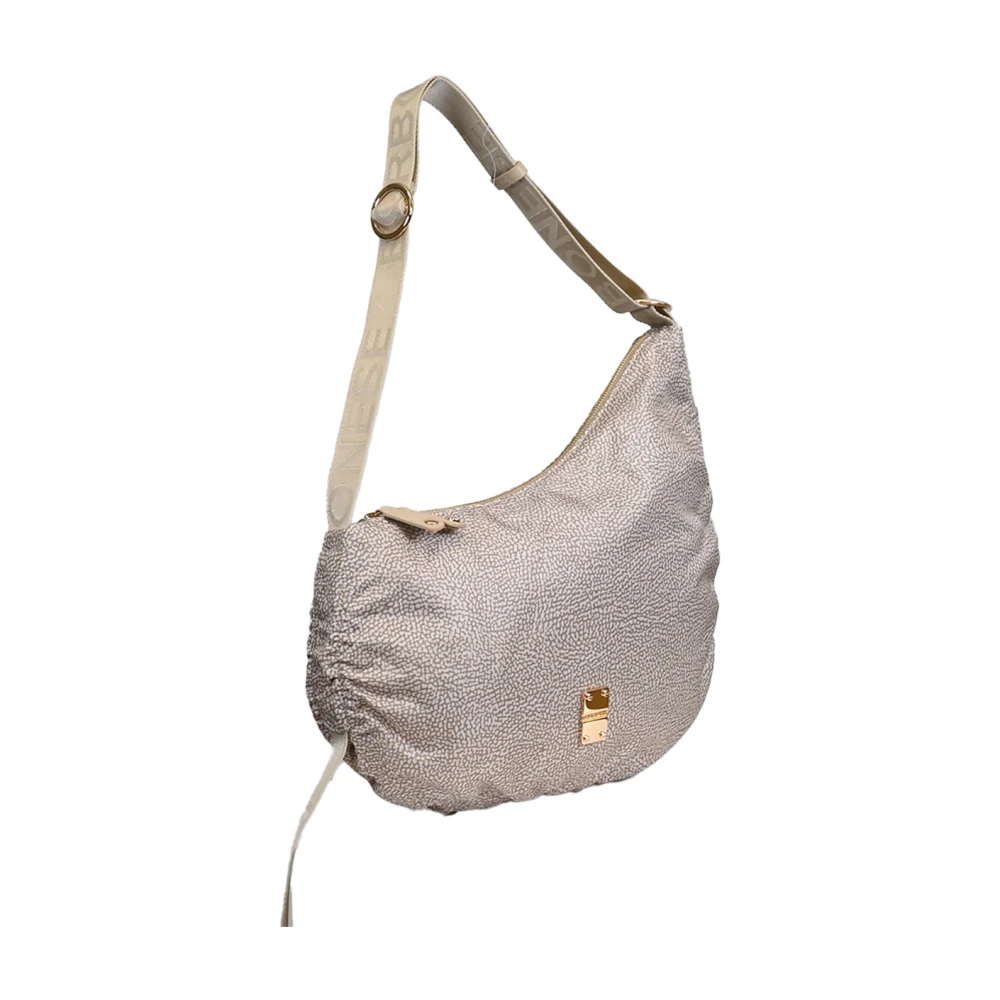 Borbonese Elegante Teapot Tas Sand Beige Dames