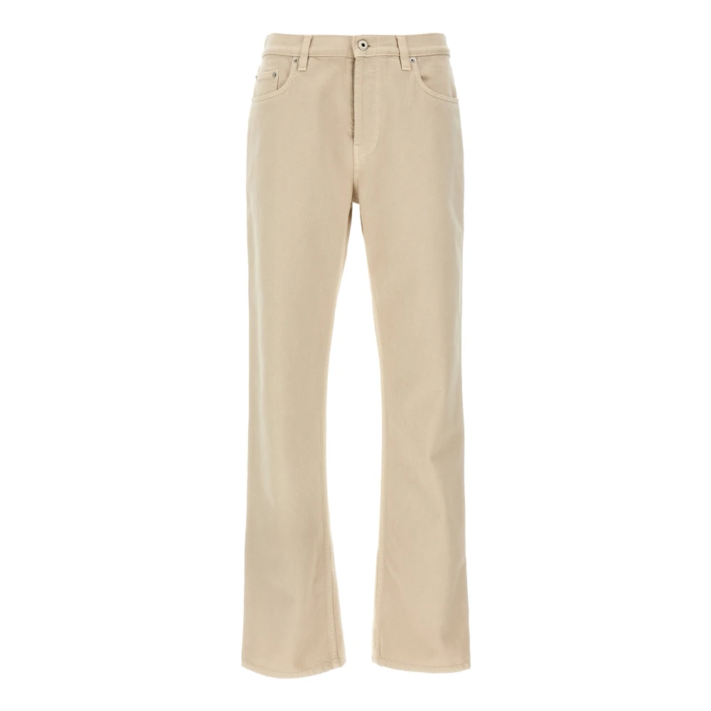 Burberry Women's Beige Straight Fit Jeans, W28, Denim Jeans