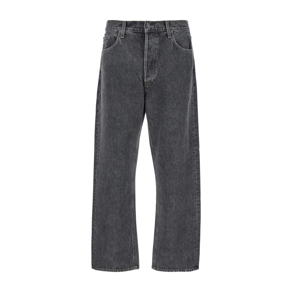 Agolde Vintage Grijs Katoenen Five Pocket Jeans Gray Heren