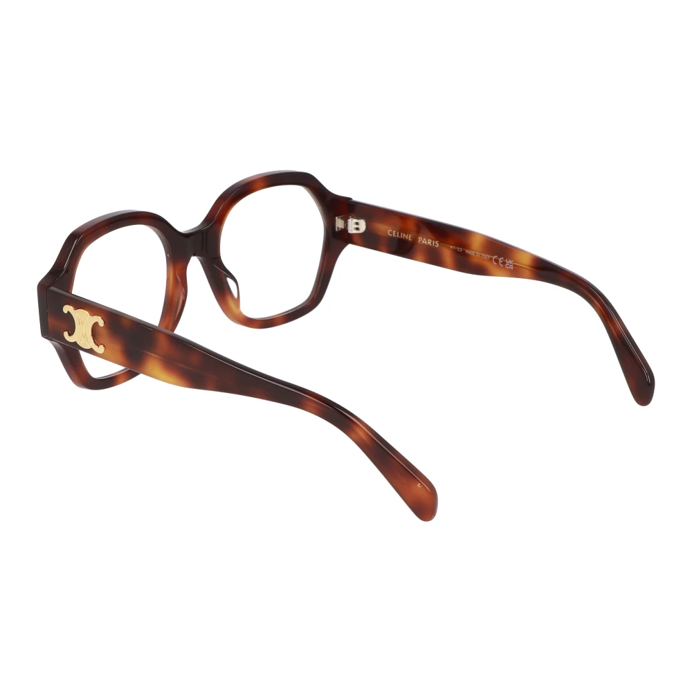 Celine Originele Acetaatmontuur Bril Brown Unisex
