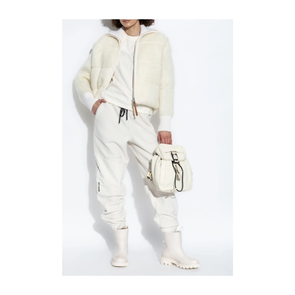 Moncler Witte T-shirt voor vrouwen White Dames