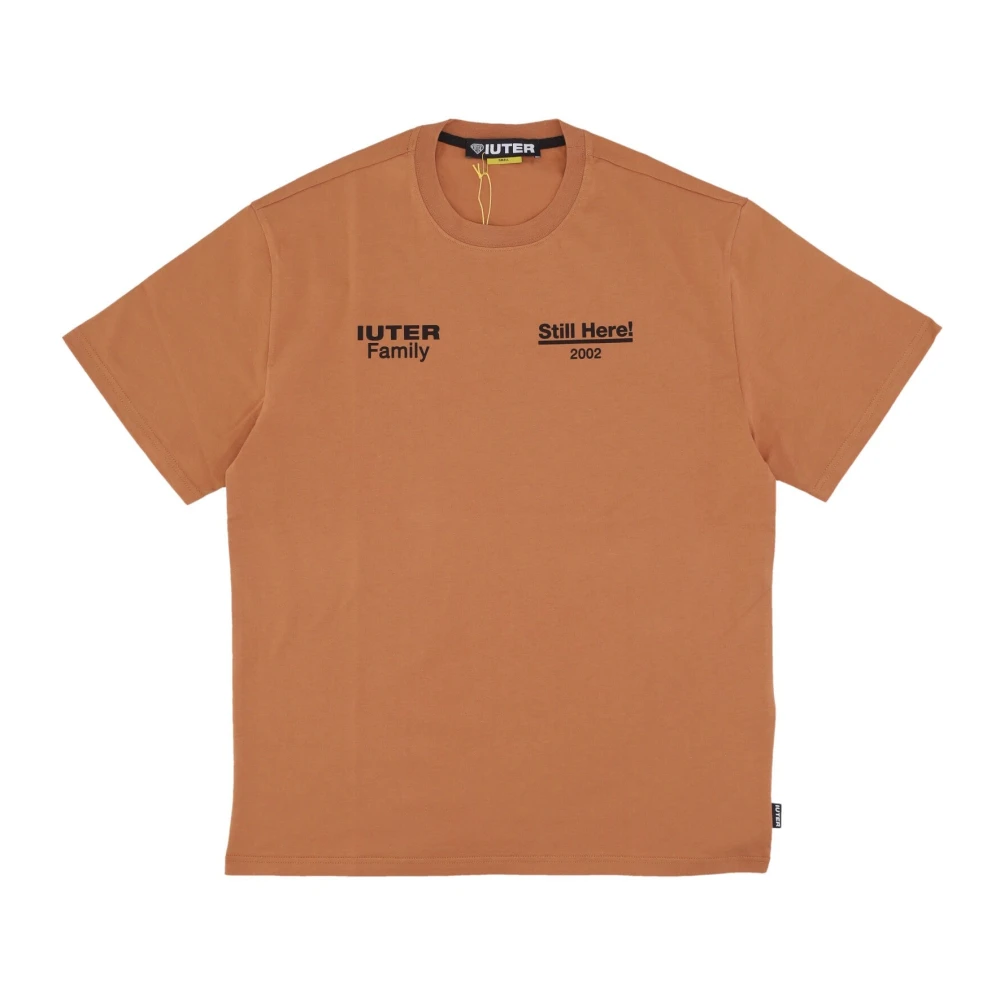 Iuter Cookie Heren Tee Korte Mouw T-shirt Brown Heren