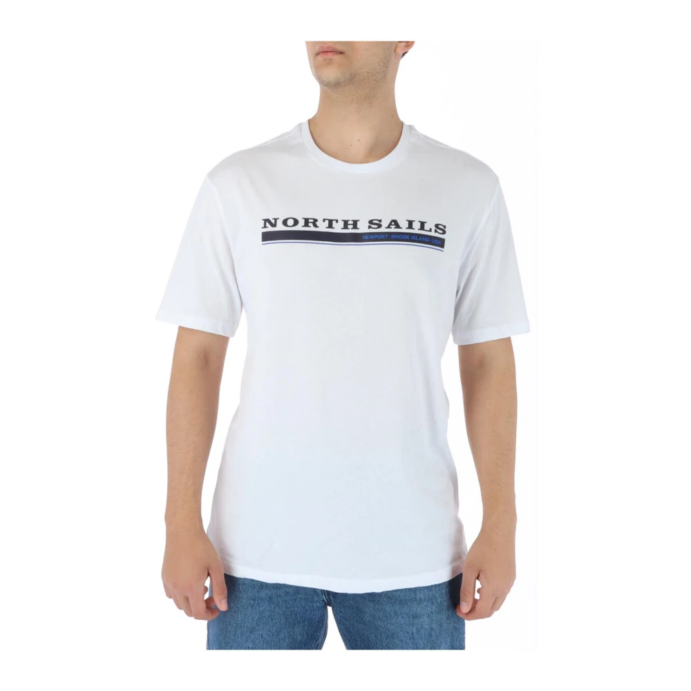 North Sails Tryckt kortärmad T-shirt White, Herr