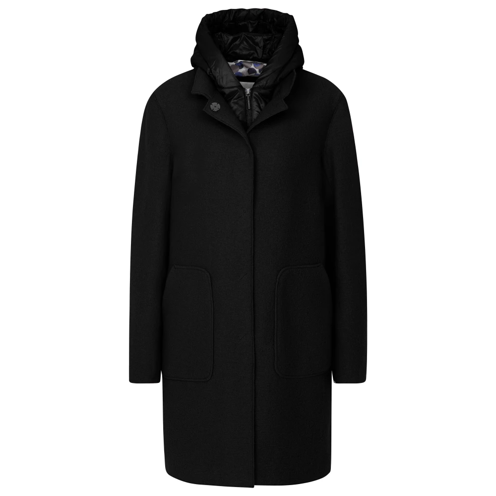 Bugatti Sportieve Parka met Afneembare Capuchon Black Dames