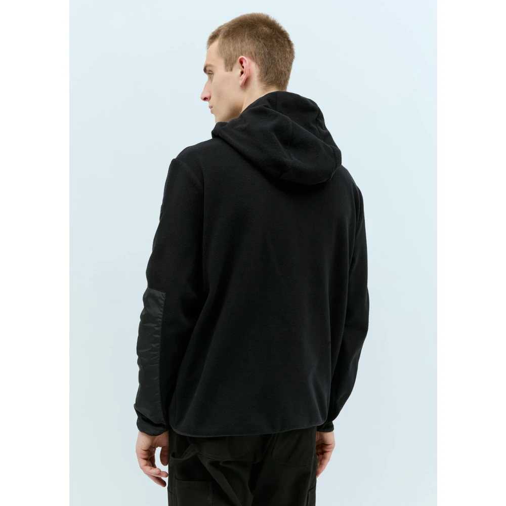 Moncler Tech Panel Hoodie Black Heren