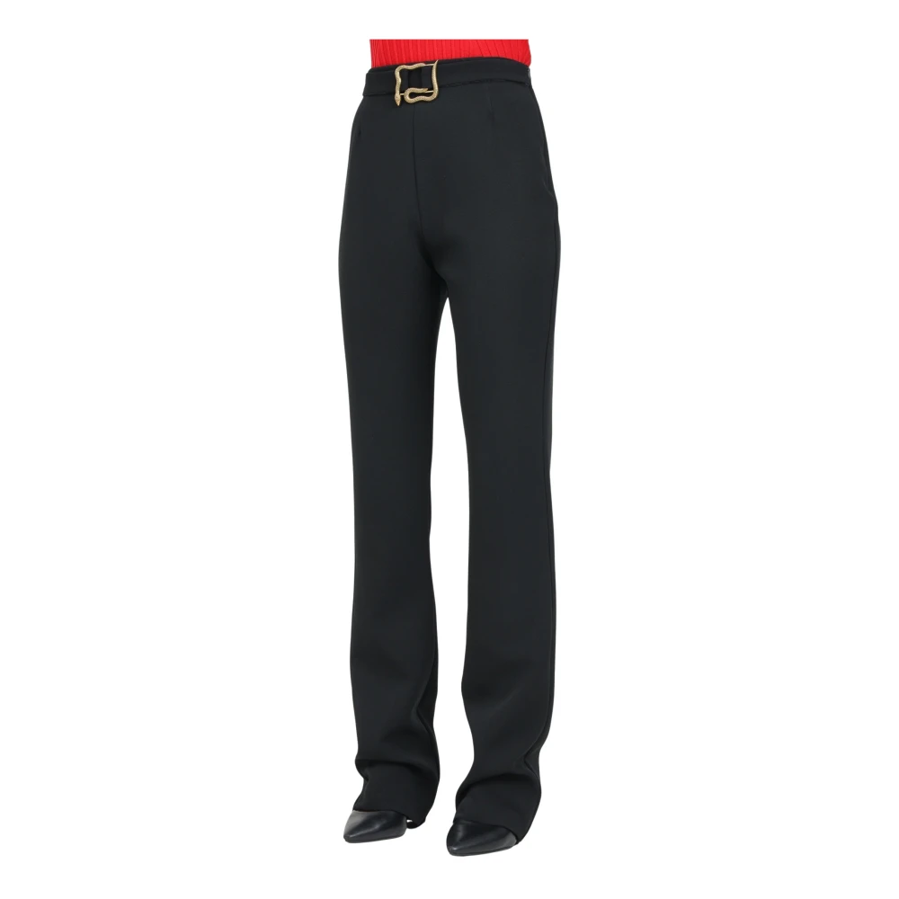 Just Cavalli Elegante Zwarte Broek voor Vrouwen Black Dames
