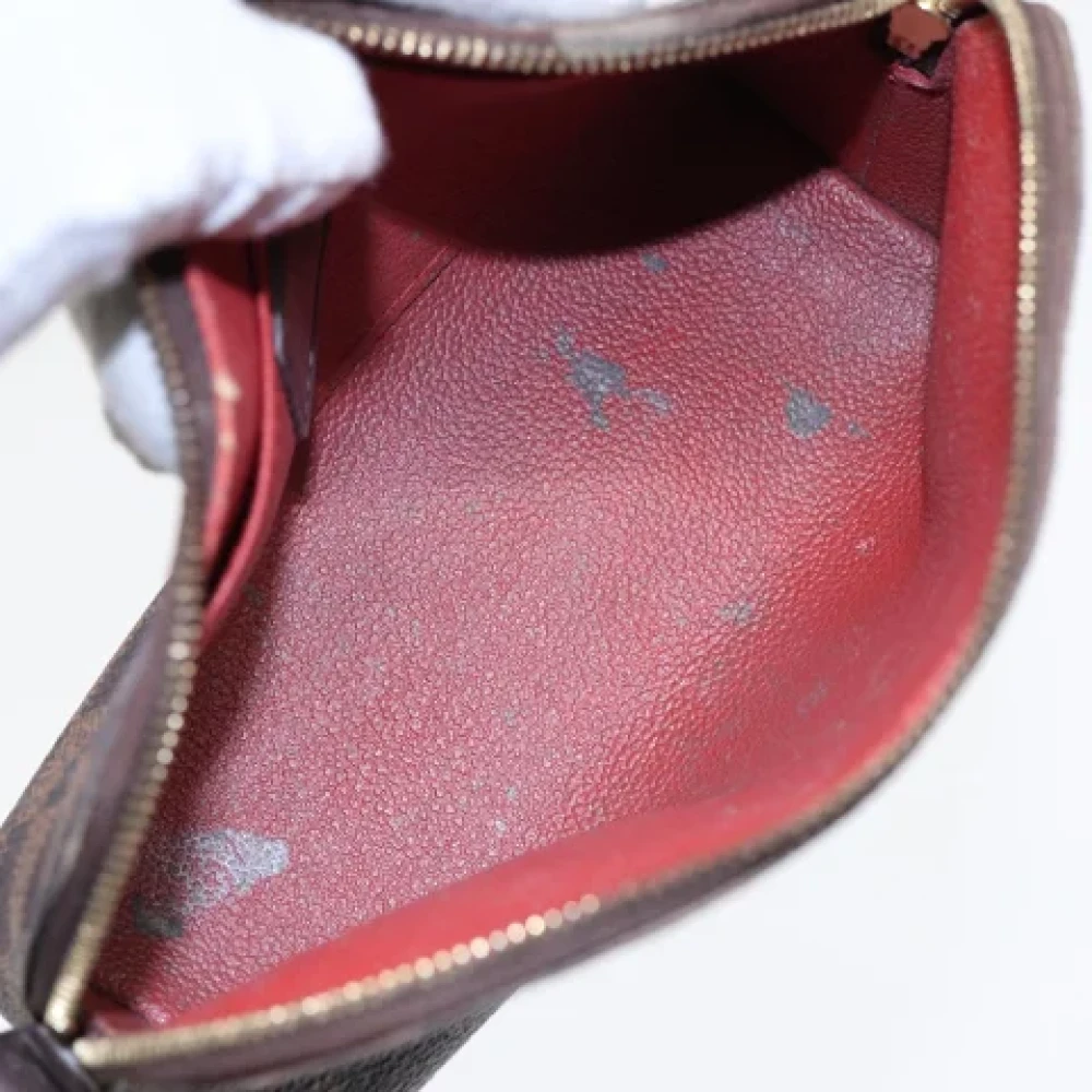 Louis Vuitton Vintage Pre-owned Canvas clutches Brown Dames