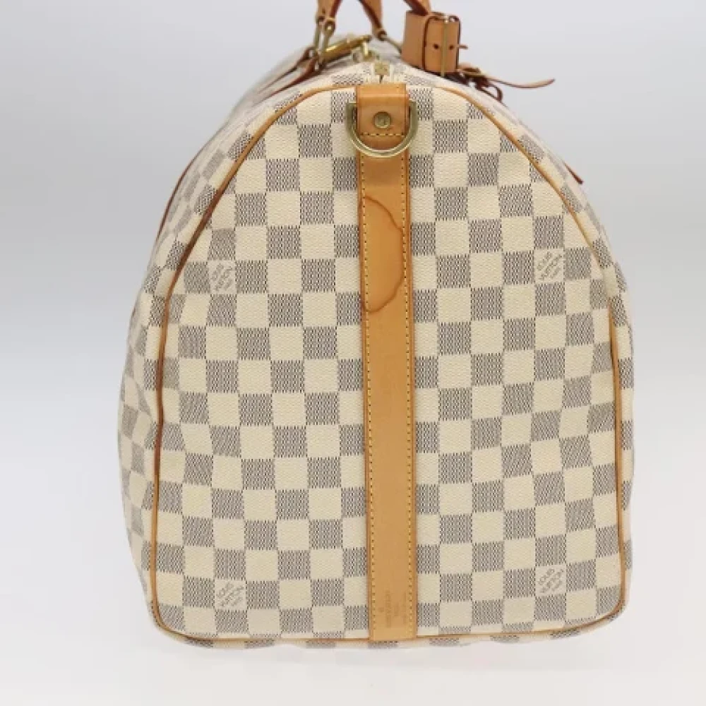 Louis Vuitton Vintage Pre-owned Canvas travel-bags White Dames