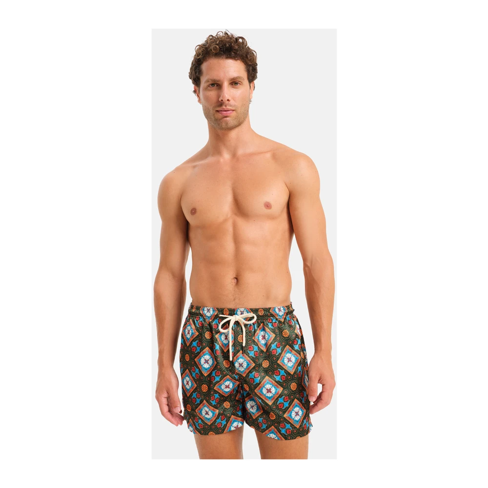Peninsula Mediterrane Stijl Zwemkleding Multicolor Heren