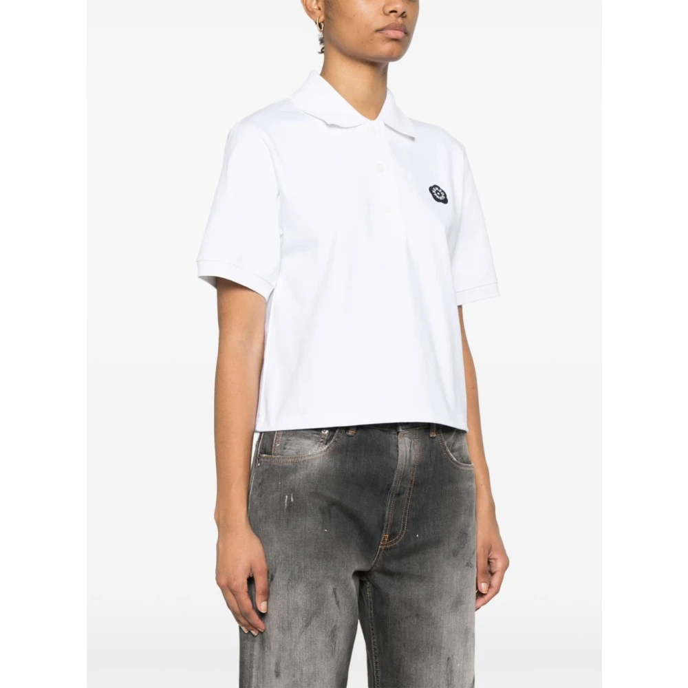 Kenzo Bianco T-shirt Stijlvolle Casual Pasvorm White Dames
