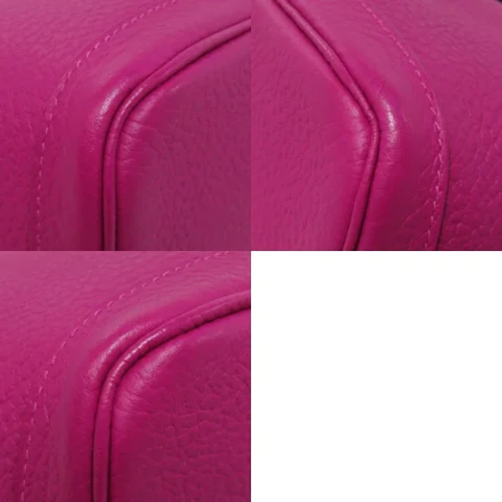 Hermès Vintage Pre-owned Leather handbags Pink Dames