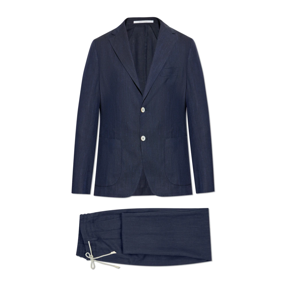 Eleventy Wollen pak Blue Heren