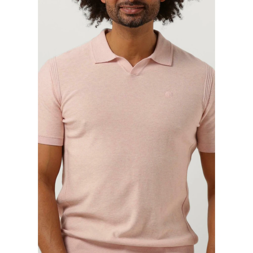 Dstrezzed Heren Polo & T-shirts Korte Mouw Polo Pink Heren