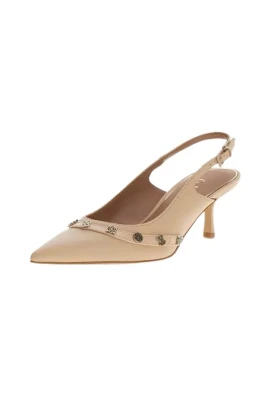 Yanai Peony Logo Slingbacks