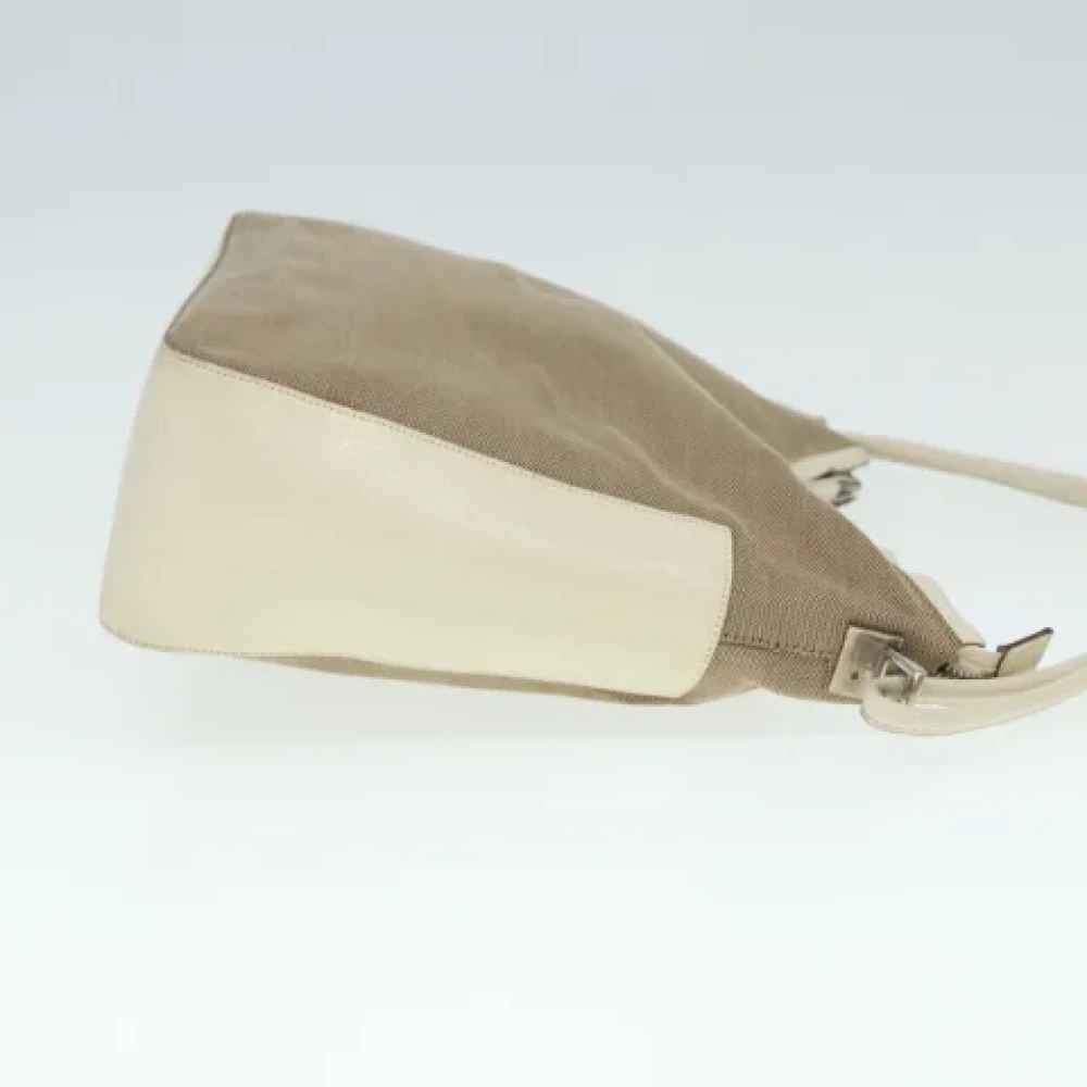 Gucci Vintage Pre-owned Canvas handbags Beige Dames