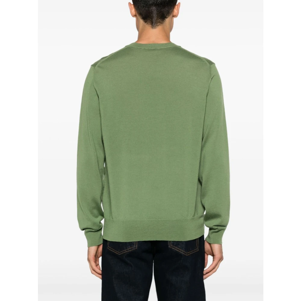 ETRO Pegasus Motief Gebreide Trui Groen Green Heren