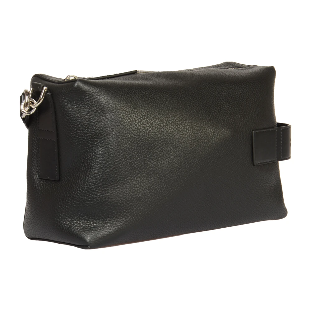Hogan Zwarte Script Bauletto Tas Black Dames