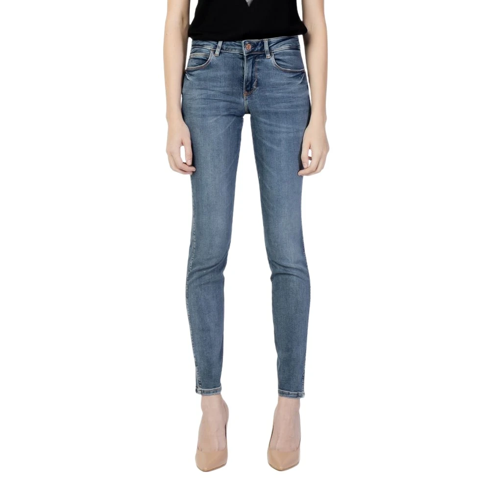 Guess Women's Blue Skinny Fit Jeans, W33 L32, Curve X Skinny Jeans
