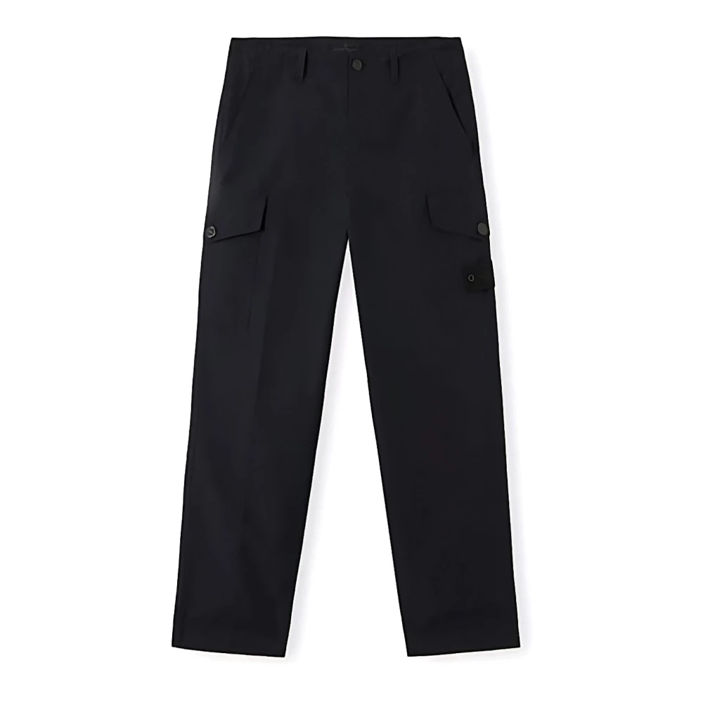 Stone Island Men's Black Pantalone