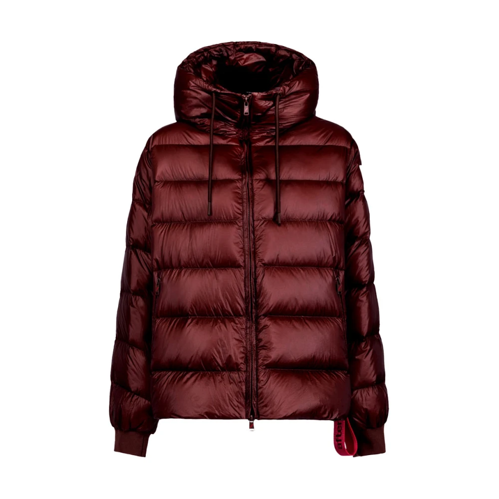 Afterlabel Lichtgewicht Nylon Parka Jas Brown Dames