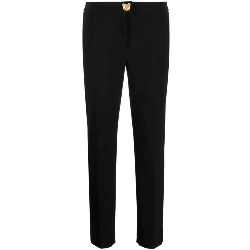 Moschino Women's Black Trousers - Slim-Fit Trousers - Xs - Trousers