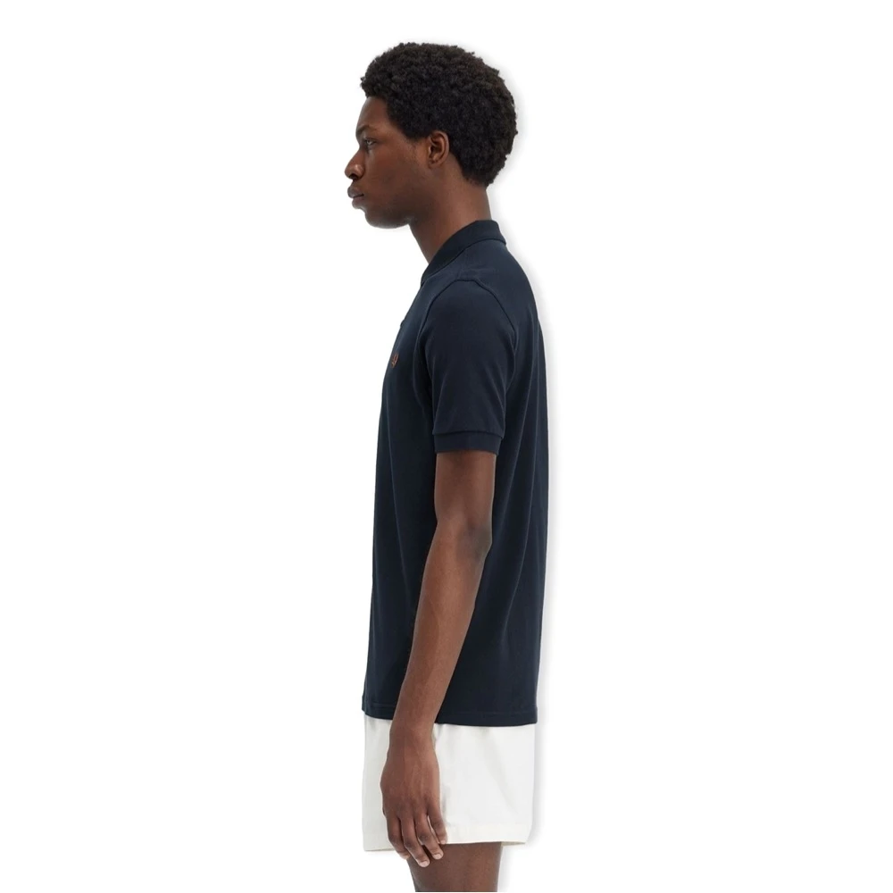 Fred Perry Katoenen Polo Shirt Regular Fit Blue Heren