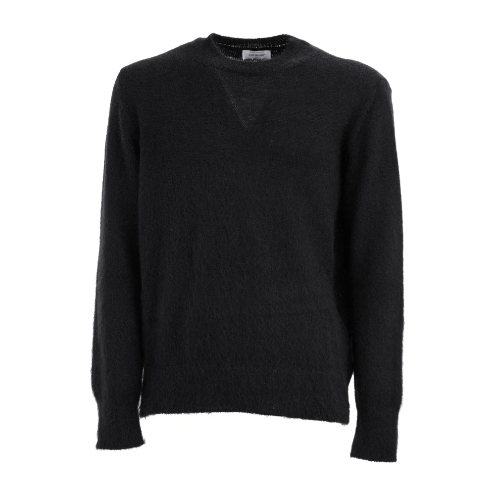 Off White Stijlvolle Gebreide Top Black Heren