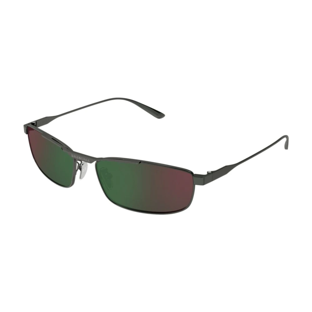Balenciaga Unisex Black Rectangle Sunglasses