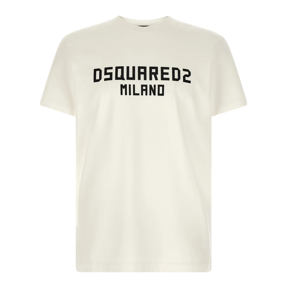 Dsquared2 Men's White Milano Cool Fit T-Shirt - T-Shirts - M - Tops