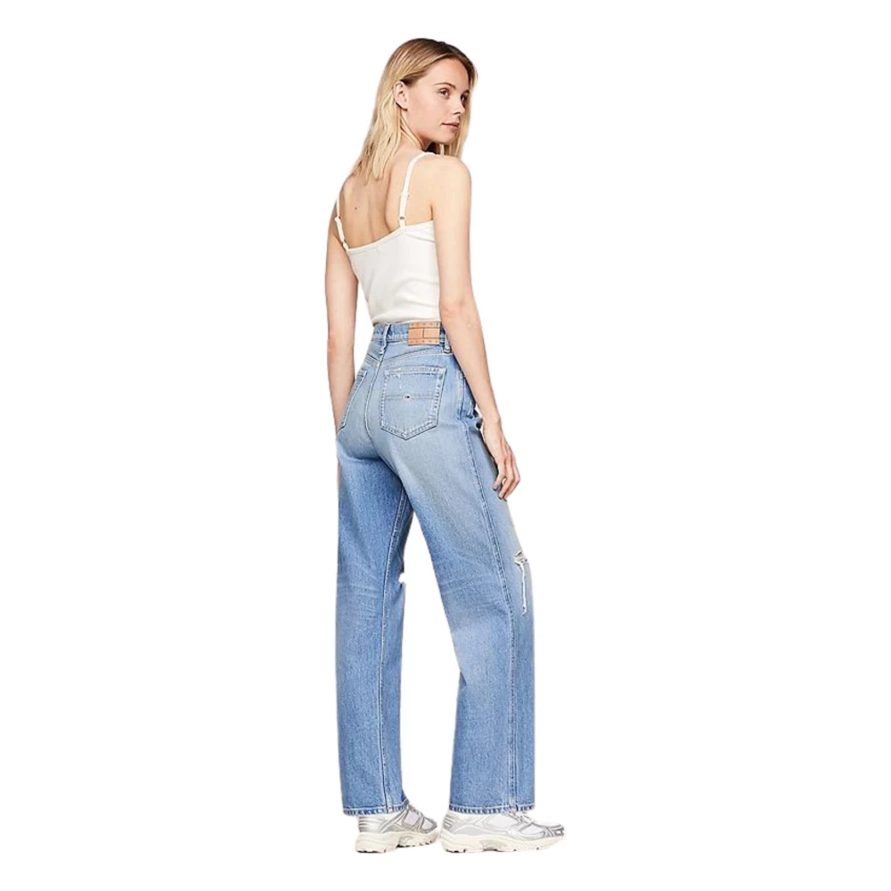 Tommy Hilfiger Vintage Baggy Fit Denim Jeans Blue Dames