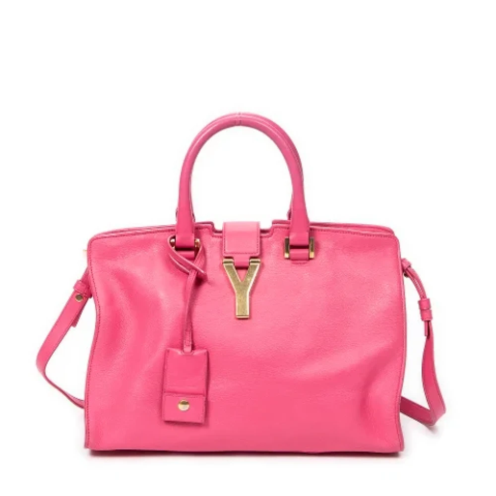 Yves Saint Laurent Vintage Pre-owned Leather totes Pink Dames