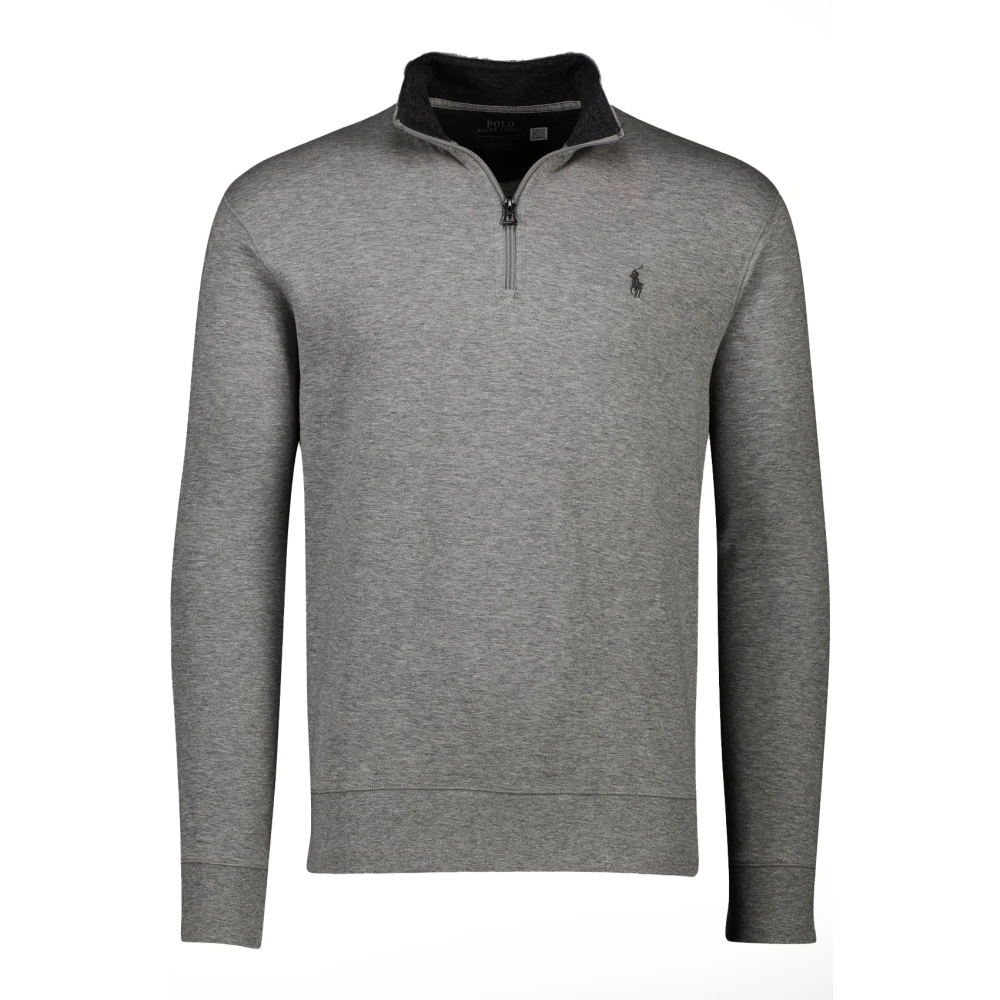 Polo Ralph Lauren Grijze gebreide half zip trui Gray Heren