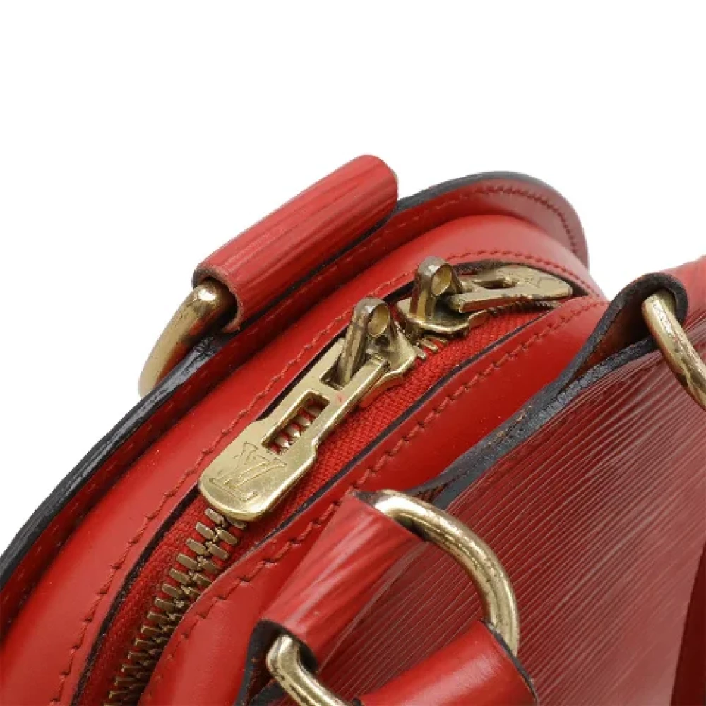Louis Vuitton Vintage Pre-owned Leather backpacks Red Dames