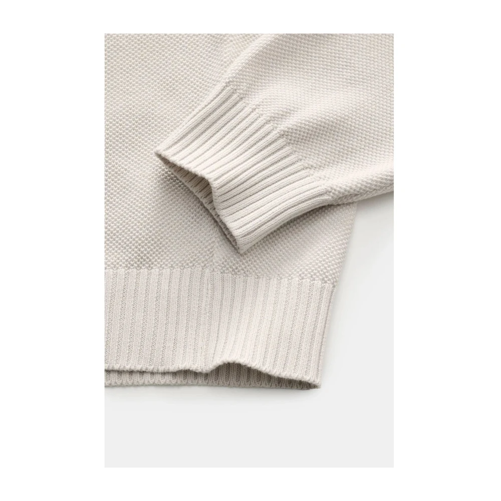 Fedeli Ronde Hals Jersey Argentinië Model Beige Heren