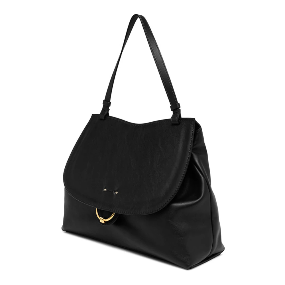 Gianni Chiarini Marlene Leren Handtas Black Dames