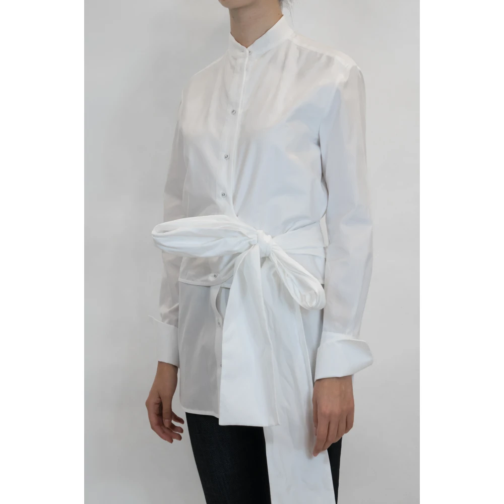 Victoria Beckham Witte Shirt Klassiek Model White Dames