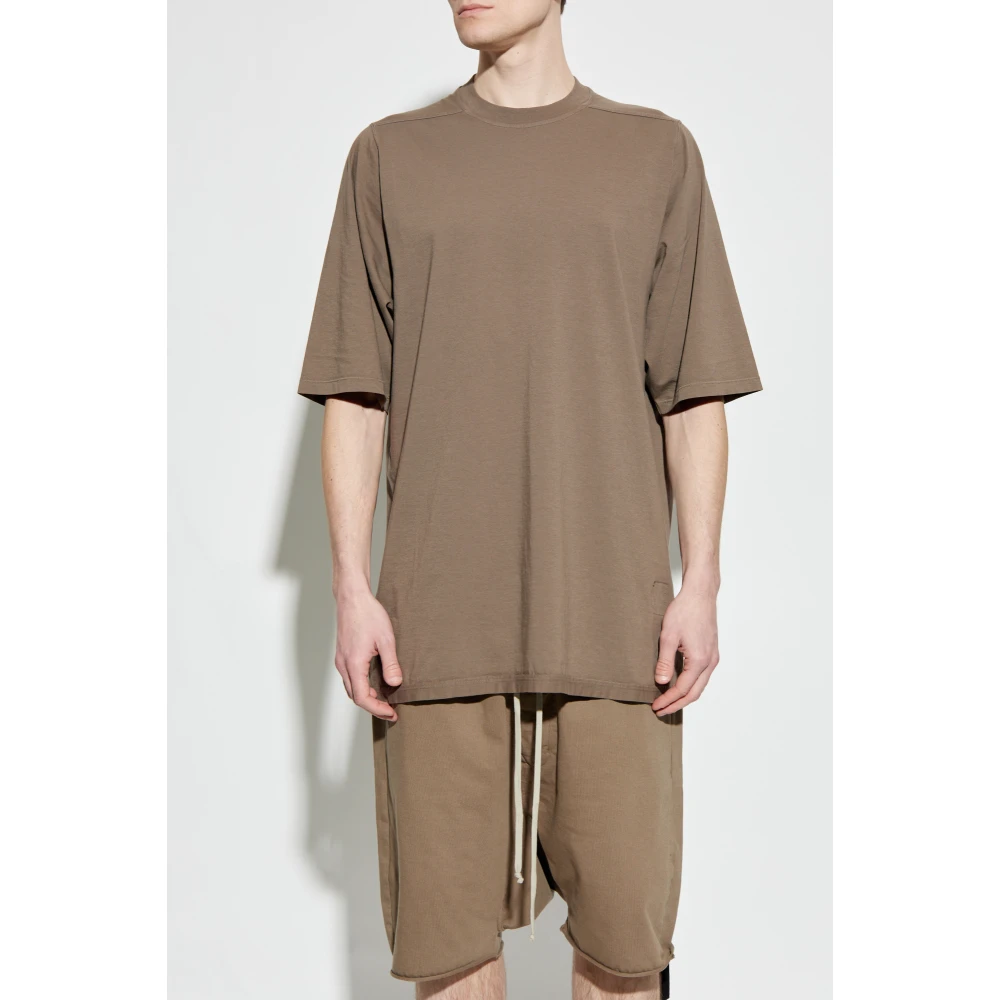 Rick Owens Katoenen T-shirt Brown Heren